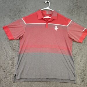Houston Rockets Shirt Polo Mens XL NBA Basketball Columbia Omni-Wick Golf